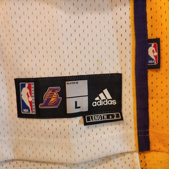*NWOT* LA Lakers Pau Gasol #16 NBA Jersey Sunday Whites Adidas - Picture 3 of 7
